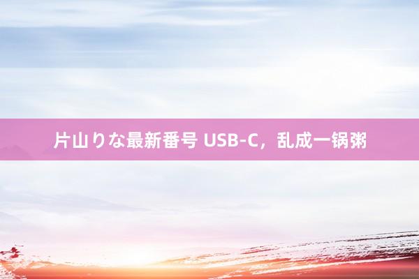 片山りな最新番号 USB-C，乱成一锅粥