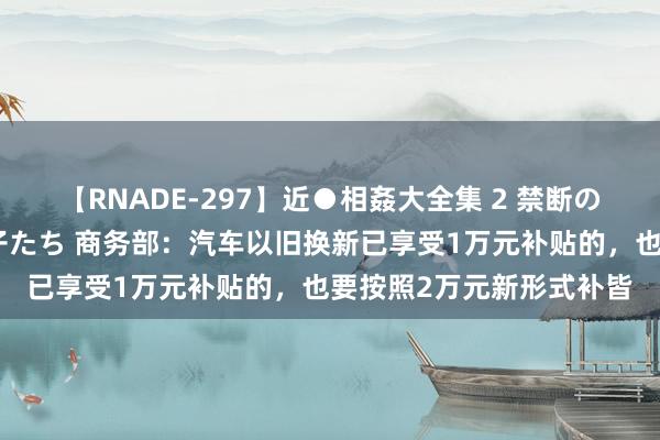 【RNADE-297】近●相姦大全集 2 禁断の性愛に堕ちた義母と息子たち 商务部：汽车以旧换新已享受1万元补贴的，也要按照2万元新形式补皆