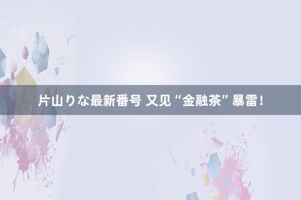 片山りな最新番号 又见“金融茶”暴雷！